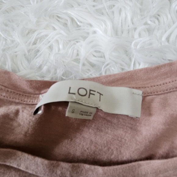LOFT Blush Short Sleeve Top - Picture 2 of 3